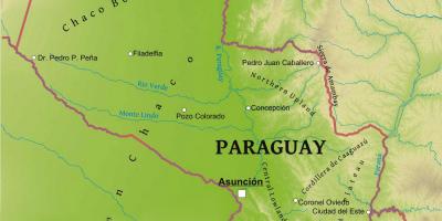 Mapi Paragvaja geografiju